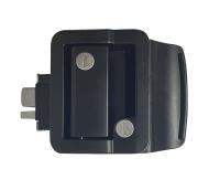 Fechadura de porta RV revestida a pó preto OEM controle remoto para porta de entrada de trailer