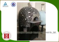 Carreaux de céramique de type de l'Italie chauffage d'Oven Natural Lava Rock Gas de pizza de Napoli, noir ou rouge