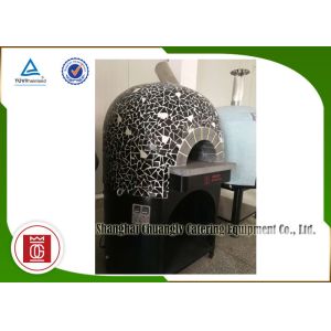 Italy Type Napoli Pizza Oven Natural Lava Rock Gas Heating , Black or Red Ceramic Tiles