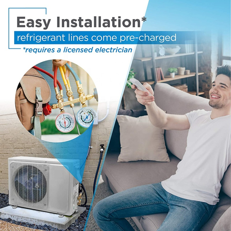 1PH Residential Split Air Conditioner 50HZ 240V Wall Mounted Ac Unit