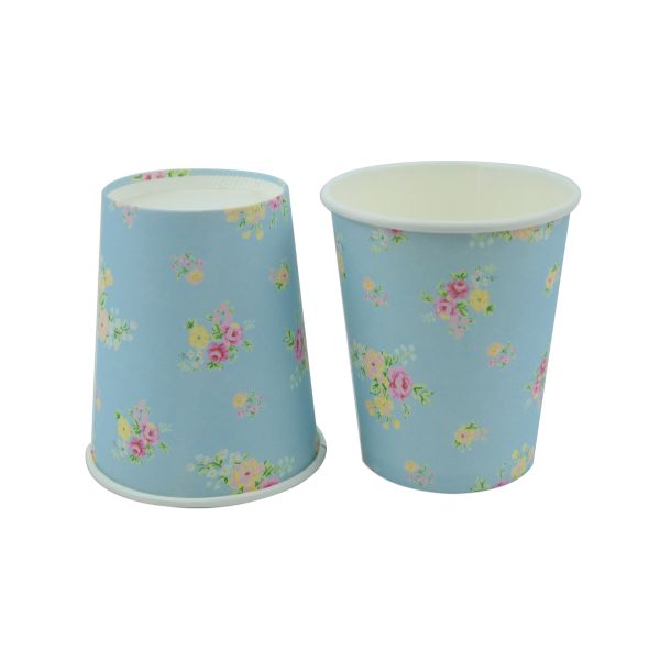 Thick PE Layer Single Wall Paper Cups 300ml Preventing Leakage Effectively