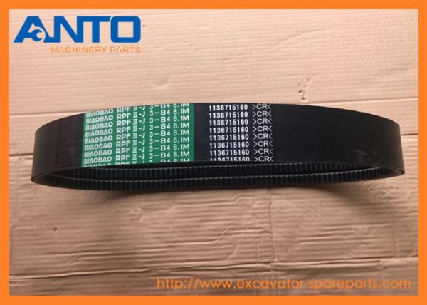 1136715160 4603925 Excavator Spare Parts Water Pump Drive Belt For Hitachi ZX330-3G ZX350-3