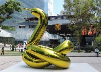 Artista revestido Titanium de la escultura del globo del acero inoxidable para la decoración pública al aire libre