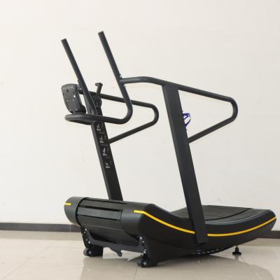Máquina mecânica curva de esteira Equipamento de ginástica para treino de atletas