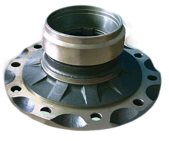 Clay Sand Mold Casting GGG50 Ductile Iron Truck Axle Rear Wheel Hub Parts