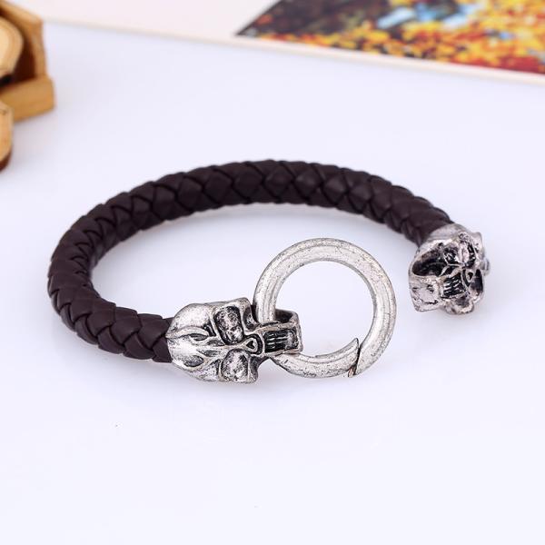 Best selling top grade personalized braided pu bracelets manufacturer