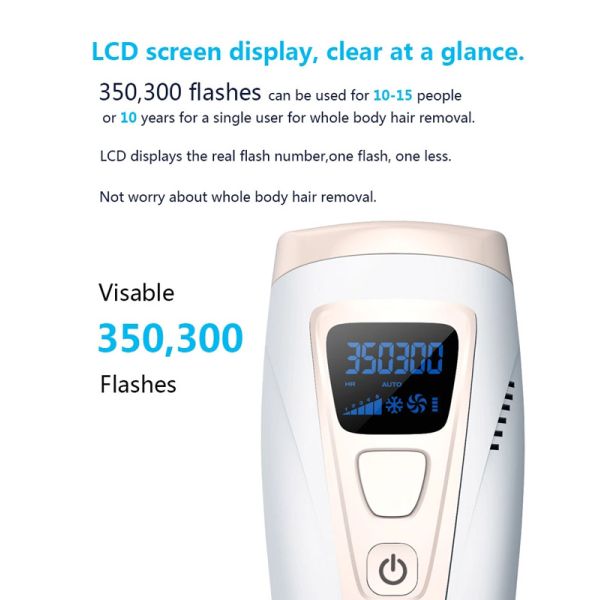 IPL Handheld Laser Hair Removal Device Face Hair Removal Machine For Man