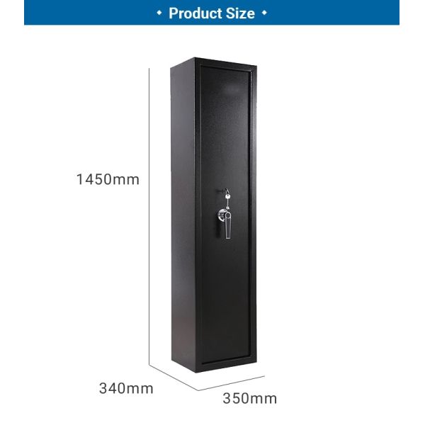 Security Gun Safe For Rifle Pistol Mechanical Lock Filing Cabinet