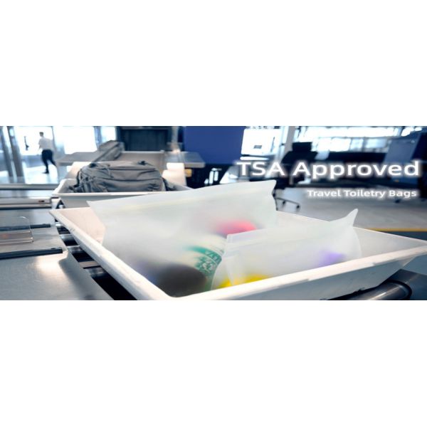 Toiletry bags, Soft Plastic Travel Makeup Cosmetic Bags, Zipper Closure Design, Waterproof Portable Carry on Bags