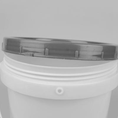 8L 25cm Height Plastic Toy Buckets With Screw Lid Custom Color