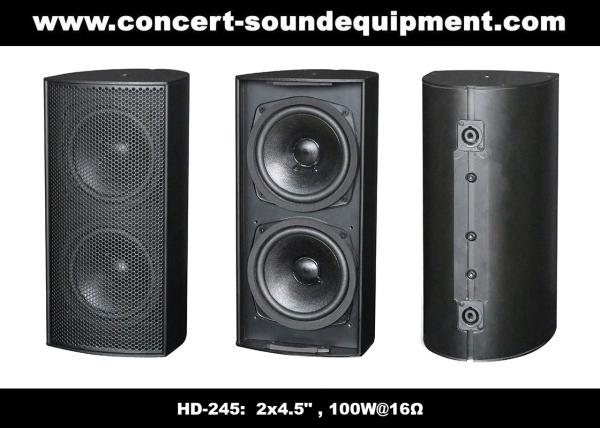 91dB Conference Audio Systems 16ohm 100W 2x4.5 Aluminium Speaker With Wall Bracket
