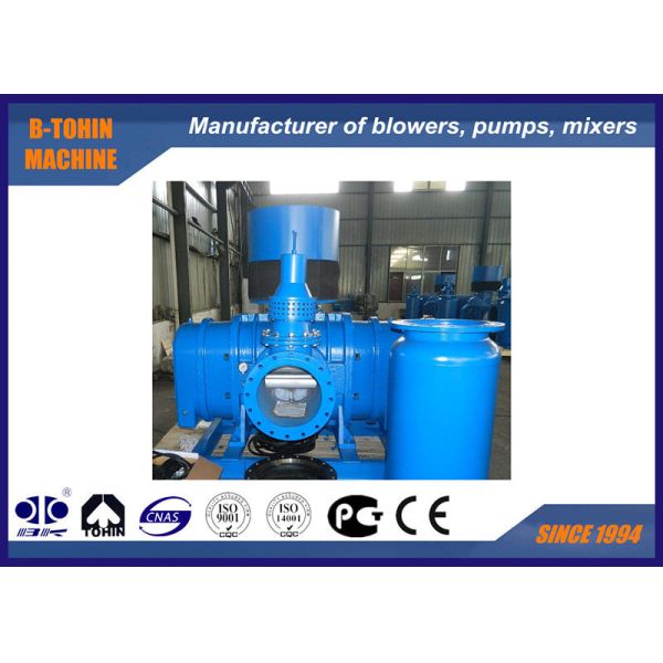 DN300 80KPA Three Lobe Roots Pneumatic Blower , Rotary Air Blower