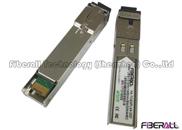 SC / UPC Single Fiber GPON OLT Sfp Optical Transceiver Class B+ 20KM 1490nm/1310nm