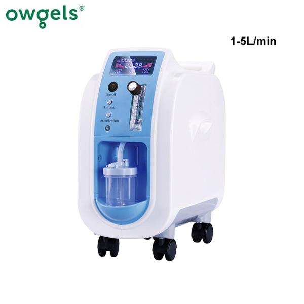 Concentrador portátil do oxigênio do instrumento médico 5 litros garantia de 1 ano