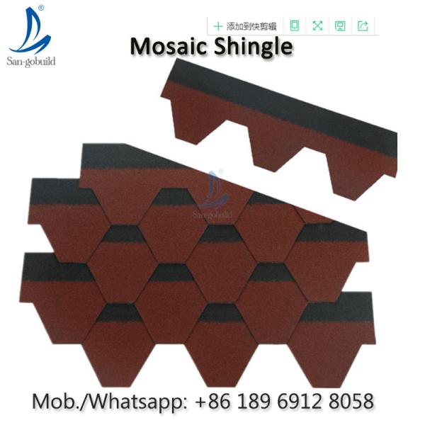 Factory Sale Chinese Villa Color Roof Shingles, Asphalt Roof Shingle Tiles Price In Philippines