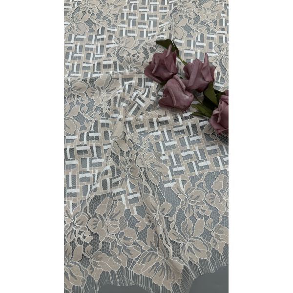 Breathe Lace Fabric Elegent Wedding Embroidery Fabric for Dress