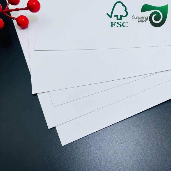 315gsm FSC Single Coated White Ivory Board For Writing Applications