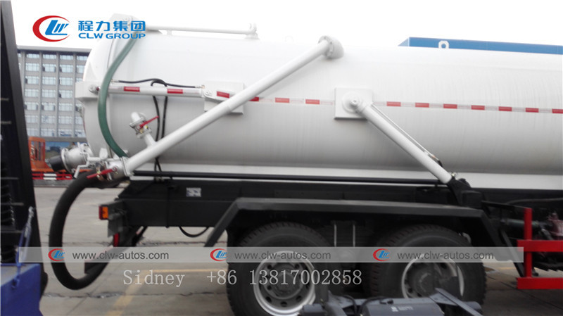 Тележка всасывания нечистот вакуума Sinotruk HOWO 6X4 336HP 12000L