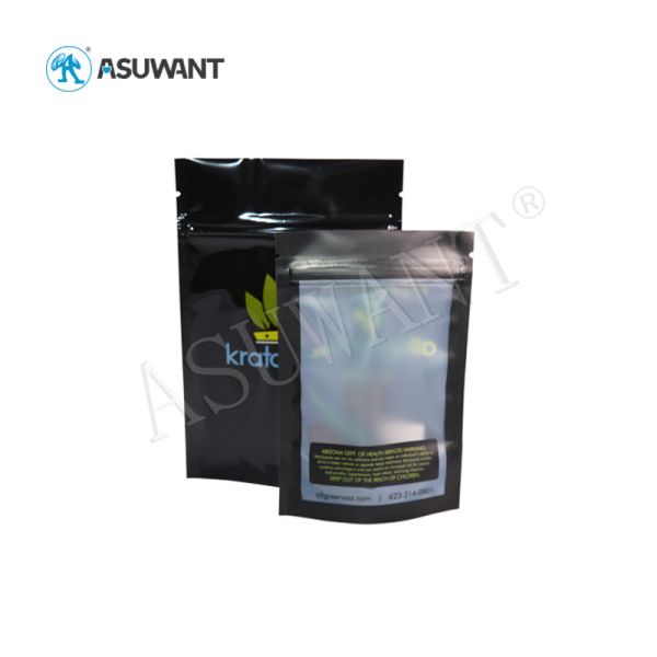 CPSC Plastic Mylar Bags Smell Proof Zipper Pouch Marijuuna Medical 3.5g