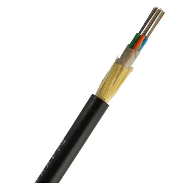 Outdoor All Dielectric Self Supporting Aerial Optical Cable 2 to 144 Core