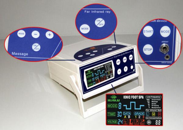 Big Power Single Use Ion Spa Foot Detox Machine HK-807 with Big LCD Display