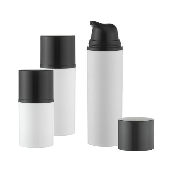 P6602-1 Материал PCR PP насоса одностеночной бутылки круга 15ml 30ml 50ml косметической безвоздушный