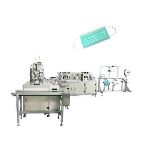 Full Automatic Earloop Mask Machine , KN95 Mask Manufacturing Machine