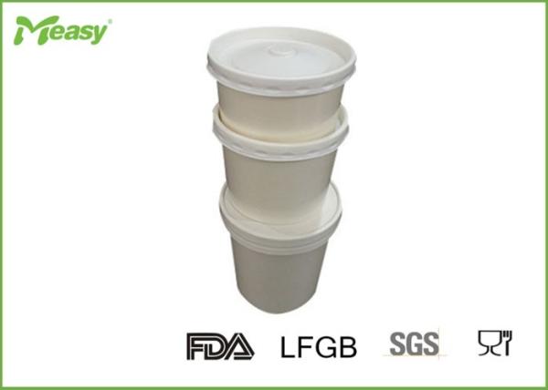 8oz / 12oz / 16oz Disposable Paper Bowl with Lid , disposable serving bowls