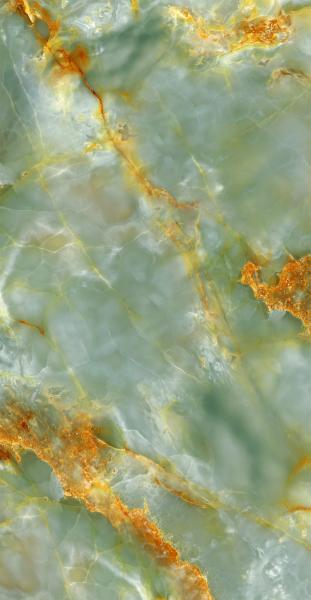 Emerald Green Polished Sintered Stone Slab 1420x2700mm