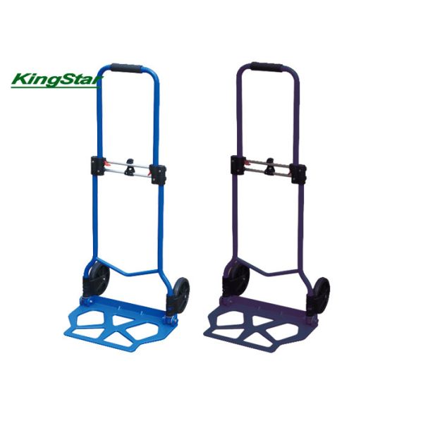Castor Wheel Lightweight Folding Hand Truck Customized Color For Warehouse , Office