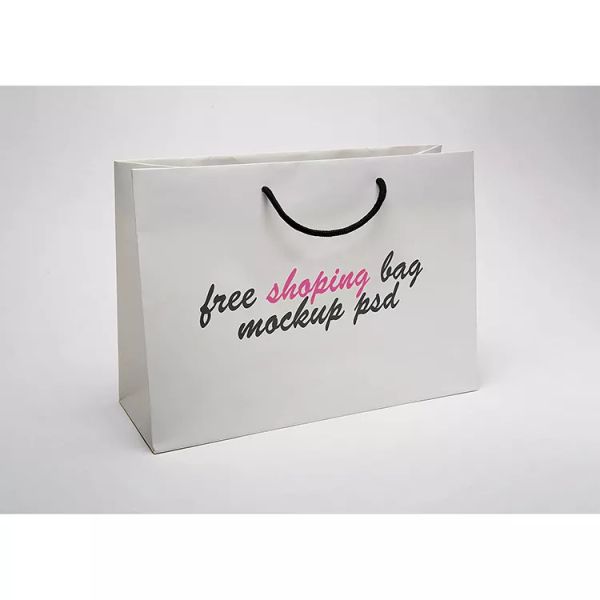 Tear Resistant 80gsm-120gsm Kids Clothing Paper Bags Custom Logo