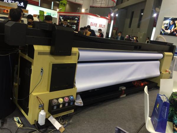 Digital Outdoor Advertising Sublimation Textile Flag Printing Machine 1080 dpi maximum Resolution