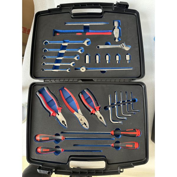 Hard Plastic Case Non Ferrous Tool Kit Constructed from Non Magnetic Titanium Material Composition Designed for Durable and Performance