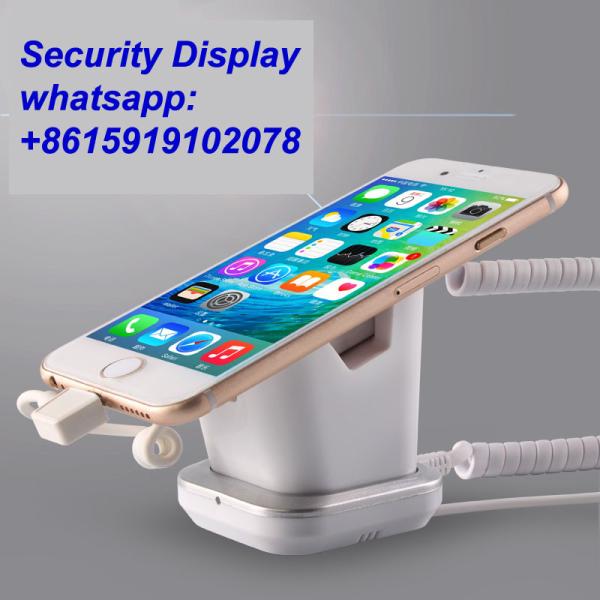 COMER Security alarm system ABS mobile phone display stand with alarm for mobile phone retail stores