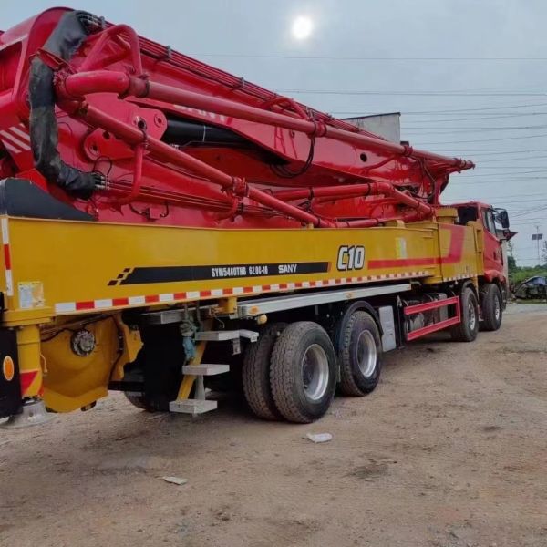 SYM5460THB 56m Bomba de concreto para máquinas de construção Usado Caminhão de bomba de concreto