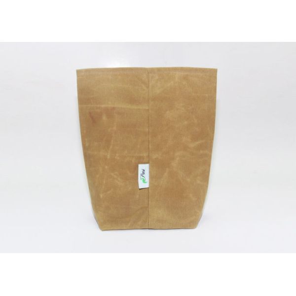 Eco Friendly 10oz 12oz 16oz Washable Waxed Canvas Insulated Reusable Lunch Bag