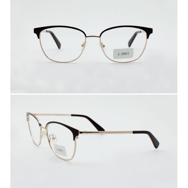 Big cateye Metal frame Eyewear Computer Reading Glasses Reduce Eyestrain Anti Blue Rays Unisex glasses frame