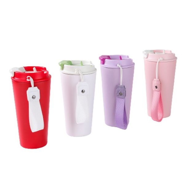 Modern Design 350ml/500ml Colorful Coffee Mug Portable Stainless Steel Water Bottle