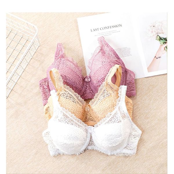 Wholesale Women Bra Lace Decoration Sexy Bras Adjustable Straps High Quality for Female C/D Cup Bras