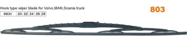 WDY-803 Ligne d'essuie-glace de type crochet Pour Volvo MAN Scania Truck Mercedes Ligne d'essuie-glace