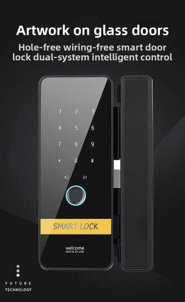 Tuya App Biométrique Étanche Sonnette Vidéo Intelligente Serrures Intelligentes pour Portes de Bureau