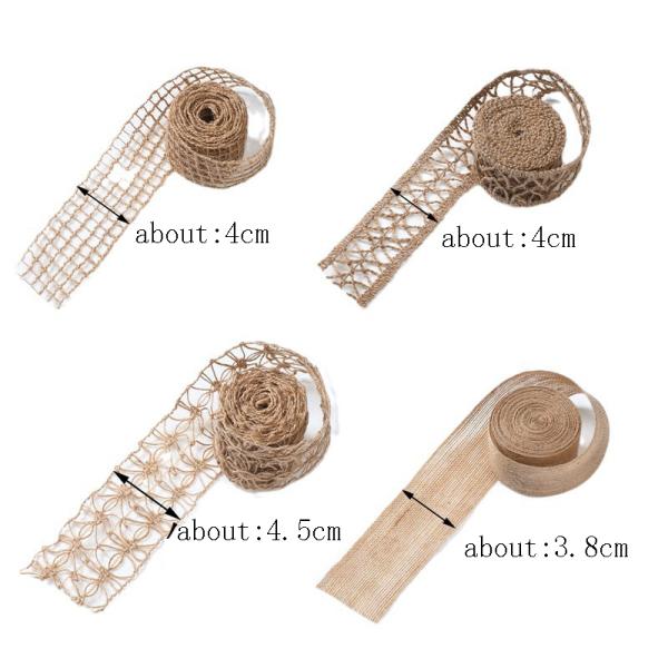 Dansky Yellow Linen Cord & Ribbon - DIY Bow Decorations for Christmas Crafts & Handmade Projects