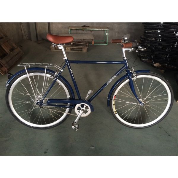 Lasco Adult Mens Single Speed Retro Bike Vintage 4130 City Bicycles Hybrid Chromoly Bikes 700*25C