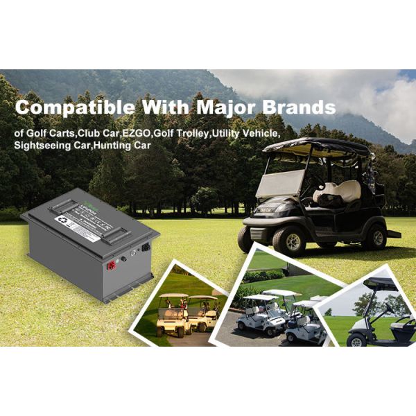 OEM Carro de golf eléctrico Batería de litio 72V 100Ah 48V 105Ah Con cargador