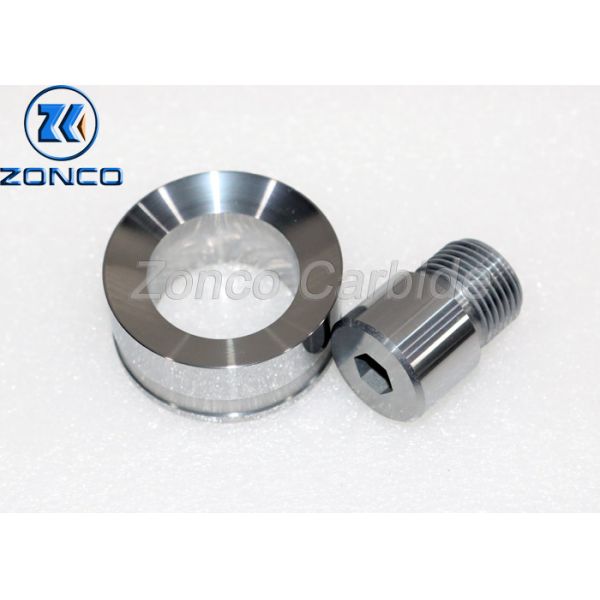 100% Tungsten Carbide Drill Bit Nozzle Cemented Carbide Wear Parts High Precision