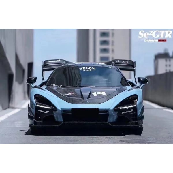 GTR Style 720s Wide Body Kit Mclaren Senna Body Kit Front Bumper Carbon Fiber