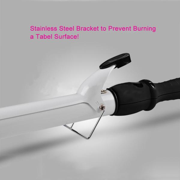 45w Electric Spiral Curling Iron Custom Heat Barrel Size Universal Voltage
