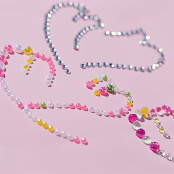 Unique Look Crystal Face Adhesive Jewels Rhinestone Gem Stickers Dazzling Effect