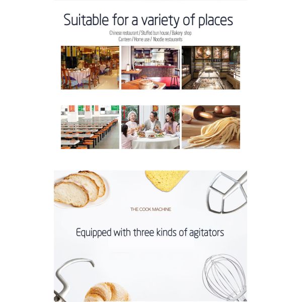 Cocinero comercial Machine 7L de la cocina con color rojo de función triple