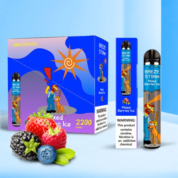 FDA CE Disposable Vape Pen Pods 2200 Puffs 6.0ml Smoking Vapor Cigarettes